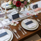 Navy Blue Vielen Dank Minimal Geschenkschachtel