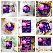 Glow Neon Lights Geburtstagsparty Danke Karte