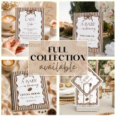 Cafe Bebe Baby Shower Kaffee Einladung