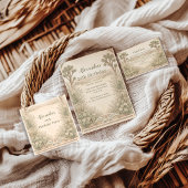 Neutral Desert Floral Birthday Serviette