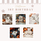 Neutral Little Ghoul Geburtstag Dankeskarte