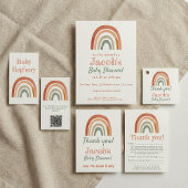 Bücher aus Terrakotta, in Form eines Regenbogens,  Begleitkarte