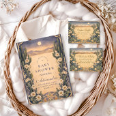 Neutral Southwest Cactus Botanicals Baby Shower Serviette