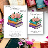 Books Floral Bridal Shower Thank you Geschenktütchen