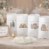 New Chapter Begins Romantic Book Theme Floral Geschenktütchen