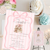 New Chapter Pink Bow Stripes Große Geschenktüte