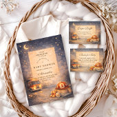 Night Sky Little Firefighter Baby Shower Einladung