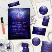 Nacht unter der Sternengalaxie Pappteller