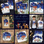 Greeting from the North Moose Village Kid's tee