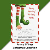 Funny Elf Legs | North Pole Mischief Christmas  Badhandtuch Set