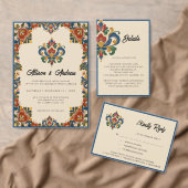 Norwegische Rosemaling-Hochzeit Serviette (Personalisiere diese Kollektion eines unabhängigen Creators.)