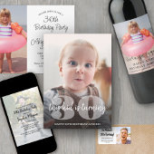 Mit Monogramm Fotomaterial Raster Muster Gold Weiß Schürze