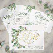 Eukalyptus Foliage Nichts Extravagant nur Liebe Ho Folieneinladung