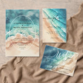 Individuelle Unterschrift für Ocean Beach Save The Date (Personalisiere diese Kollektion eines unabhängigen Creators.)