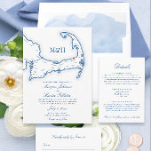 Ocean Edge Brewster-Hochzeit in Urlaubsort Schaumweinetikett