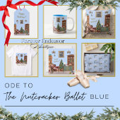 Ode an die Nutcracker Ballet Blue Pappteller