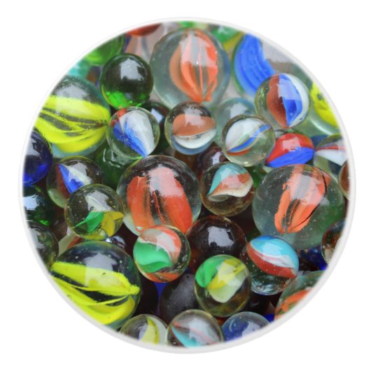 Collection of Glass Marbles Keramikknauf (Vorderseite)