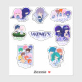 Collection Of Wingz Stickers - Sheet 3 Aufkleber (Blatt)