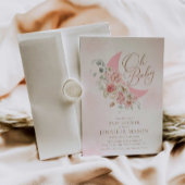 Oh Baby Moon Girl Babydusche Pappteller