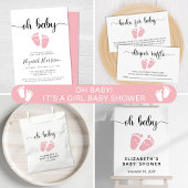 Babymädchendusche Begrüßungsabteilung Foto Stand H Wandteppich