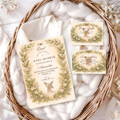 Oh Deer Forest Baby Shower Einladung