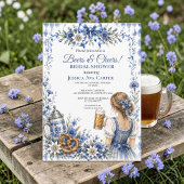 Oktoberfest Deutsche Bier Brezel Junggesellinnenab Dankeskarte