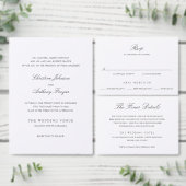 Christine Elegant Wedding Save the Date Acryleinladungen (Personalisiere diese Kollektion eines unabhängigen Creators.)