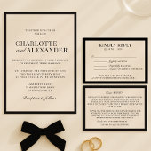 Altes Geld Gerahmte Elfenbein Hochzeitsmenü Menükarte