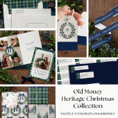 Großmutter Holly Crest Weihnachtsfoto Keramik Ornament