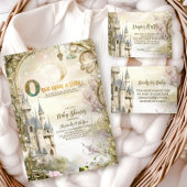 Once Upon a Time Princess Castle Baby Shower Einladung