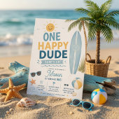 One Happy Dude Surf Strand Geburtstag 
