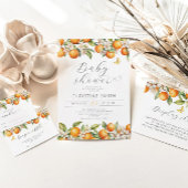 Helle Summer Orange Baby Showdusche Schnuller Jagd Poster