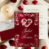 Ornate Border & Heart - Red Programm
