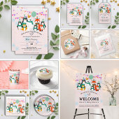 Unsere kleine Kleinigkeit | Babydusche für Arktis Pappteller