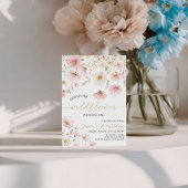 Wildflower Birthday Time Capsule Card Einladung