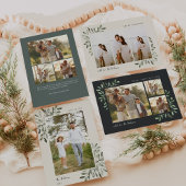 Natürlich Freude | Schwarz | Personalisierte Weihn Runder Aufkleber