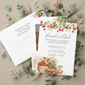 Hochzeit von Erdbeeren Serviette (Personalisieren Sie die Kollektion dieses unabhängigen Creators. Test)