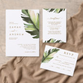 Palm Leaf Tropic Wie viele Kisses singen Poster (Personalisiere diese Kollektion eines unabhängigen Creators.)