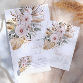 Hello Baby | Boho Pampas Grass & Dried Palm Budget
