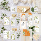 Pampas Poster mit individueller Wasserfarbe Postkarte