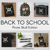 Skull Pattern Monogram Black Halloween Fanny Pack Bauchtasche