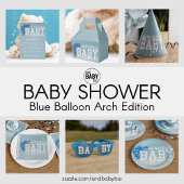 Blue Baby Shower Game Button der Windeln Post-it N Post-it Klebezettel
