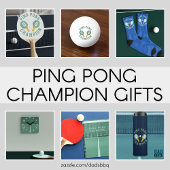 Ping Pong Champion Monogram Tischtennis Socken