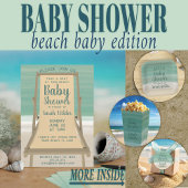 Beach Baby Duschbanner Banner