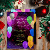 Happy New Year Balloons Stationery Paper