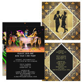 Art Deco Retro Silvesterverbot Bar Serviette