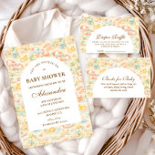 Pastel Beach Animals  Diapper Raffle Begleitkarte