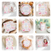 Pink Gingham "Two Much Fun" Girl 2nd Birthday Einladung