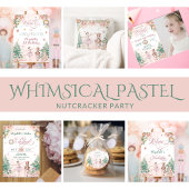Blush Pink Nutcracker Erste Geburtstagsparty Einladung