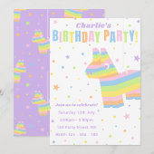 Pinata-Party-Papier Rechteckiger Pappuntersetzer